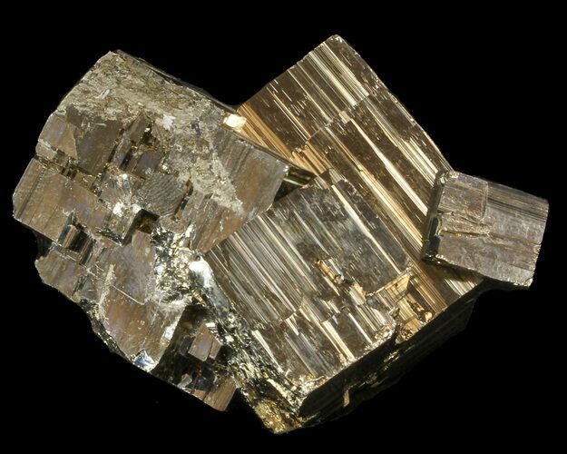 Glimmering Cubic Pyrite Cluster - Peru #44579